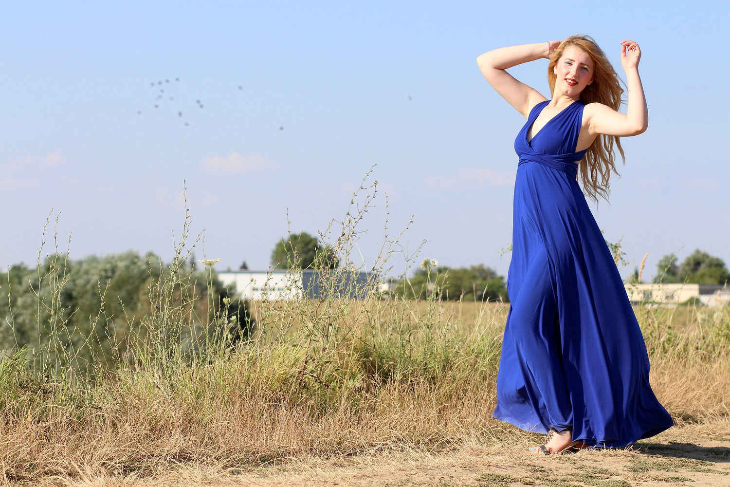 BLUE DRESSES