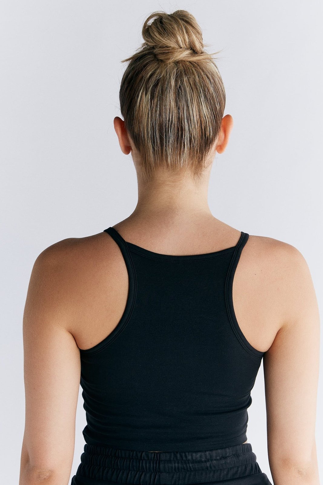 1217-021 | Crop-Top - Schwarz