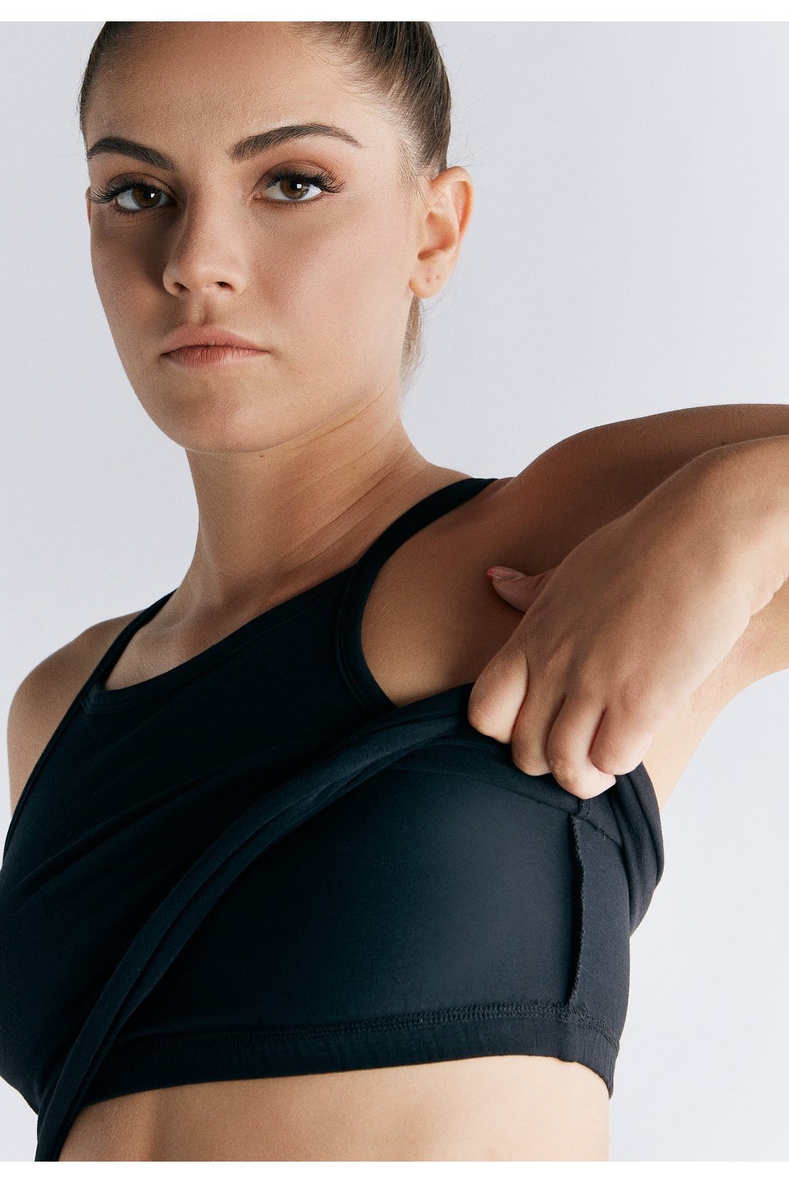 1217-021 | Crop-Top - Schwarz