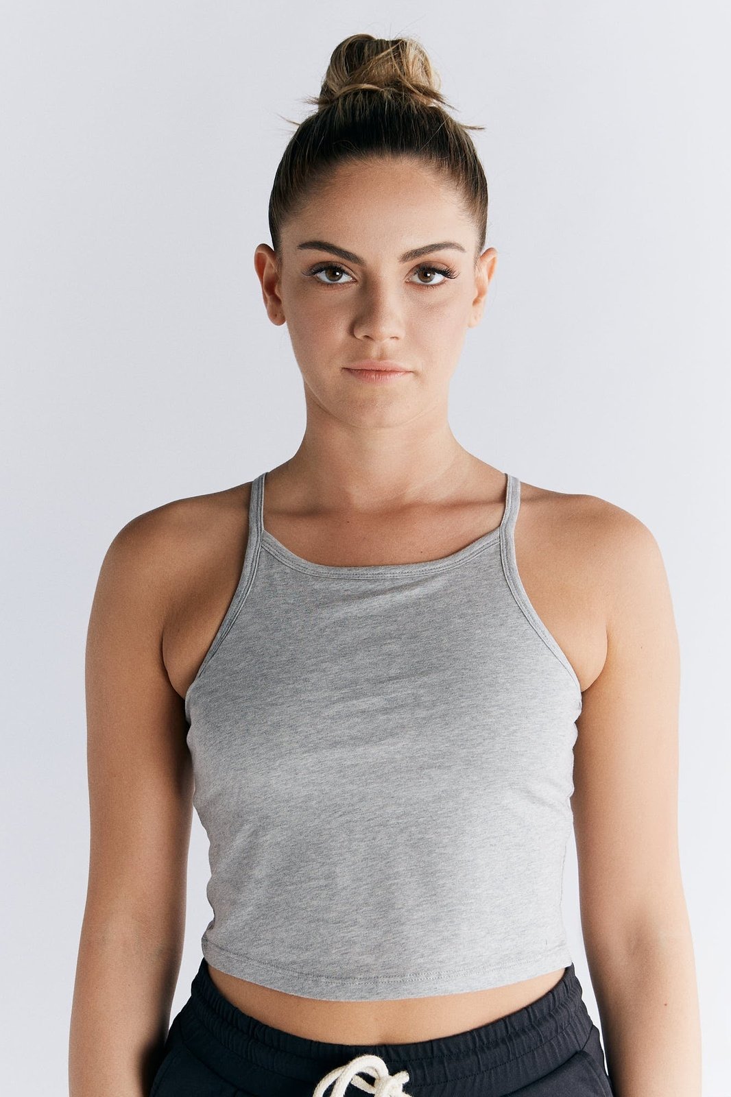 1217-047 | Crop-Top - Grau