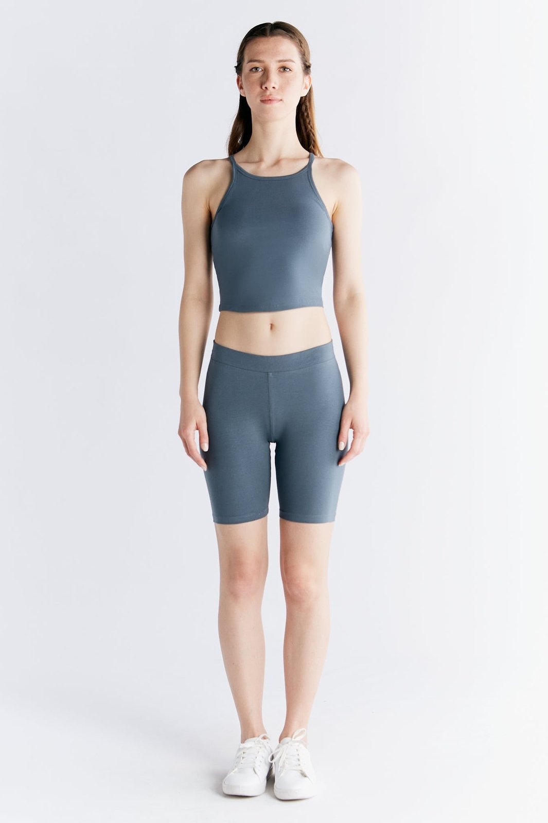 1217-068 | Crop-Top - Dunklerschiefer