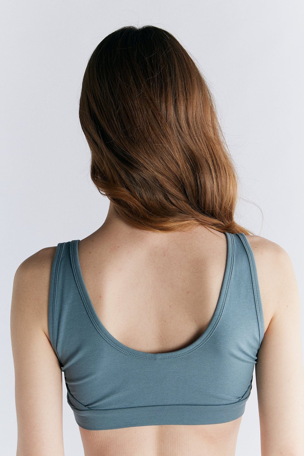 1513-066 | Damen Envelope Bustier - Gobelin Blau