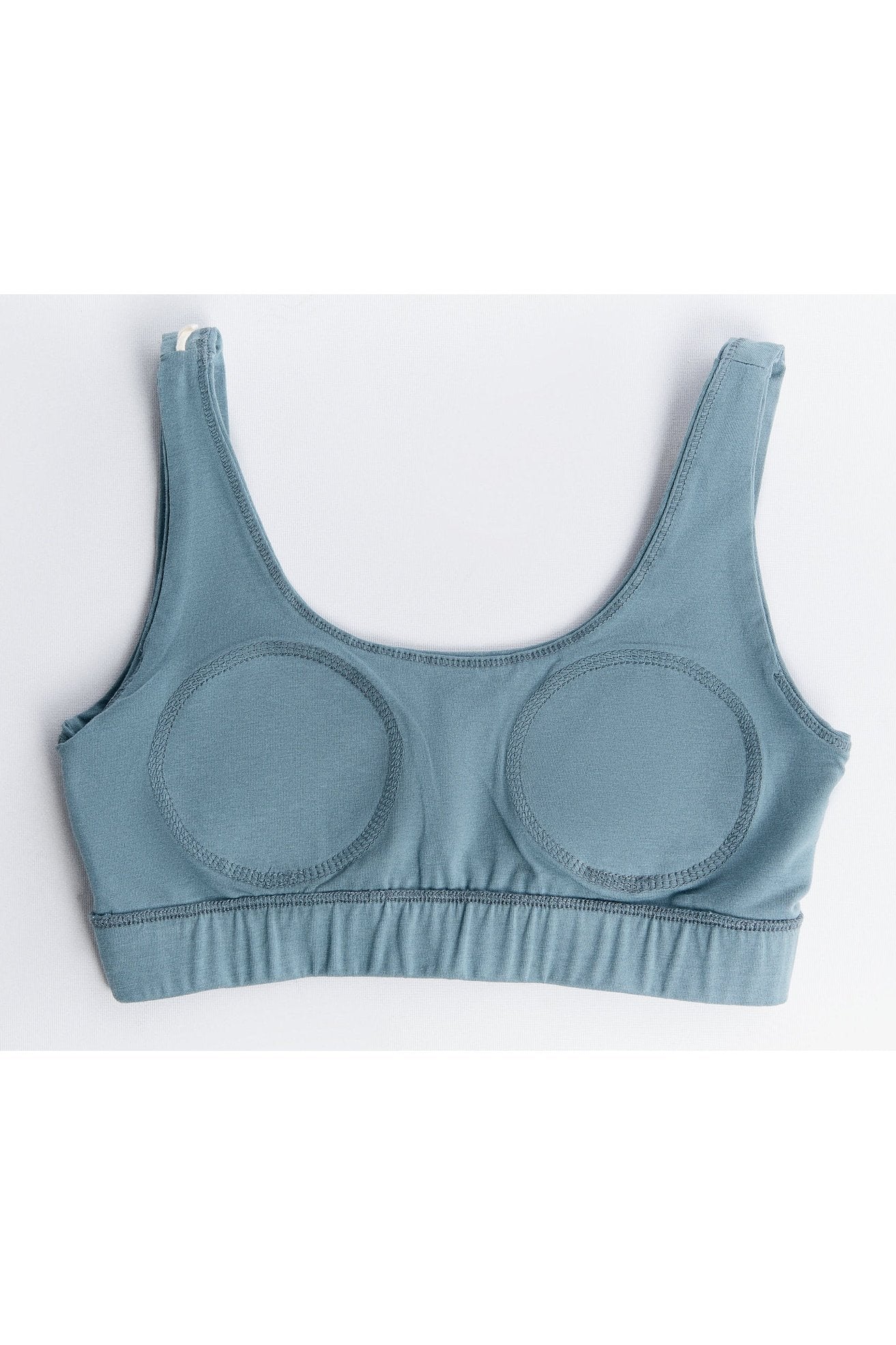1514-066 | Damen Gepolstertes Bustier - Gobelin Blau