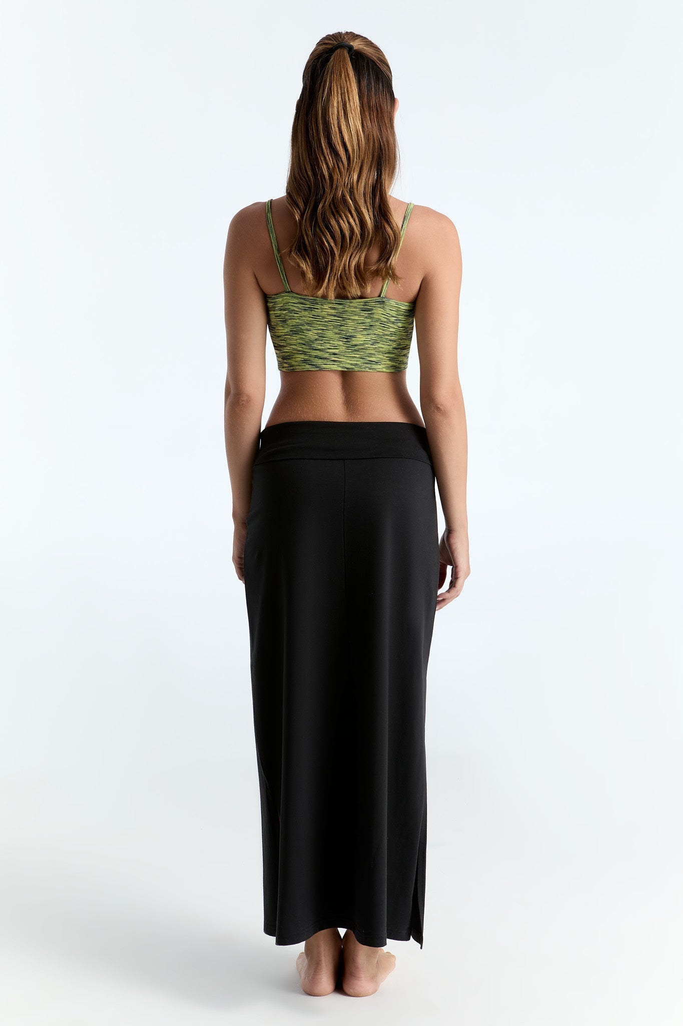 1421-021 | Damen Maxirock - Schwarz