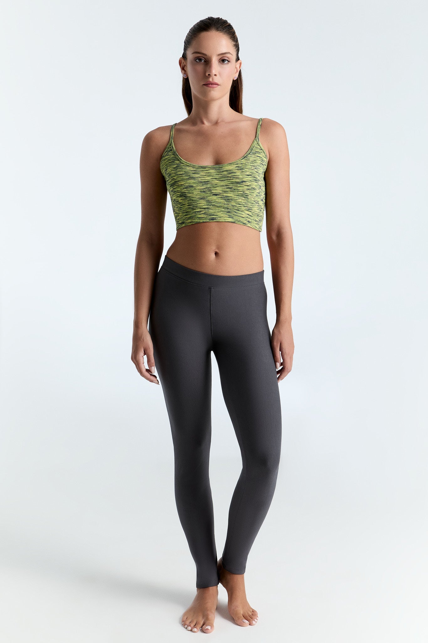 1616-102| Damen Warm Leggings - Anthrazit