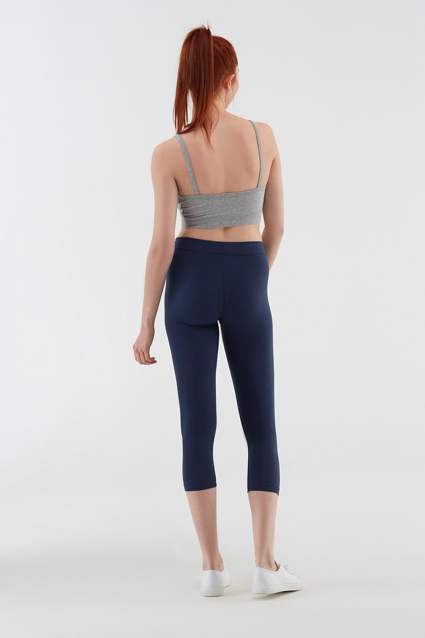 1615-048 | Damen 7/8 Leggings Baumwolljersey - Navy