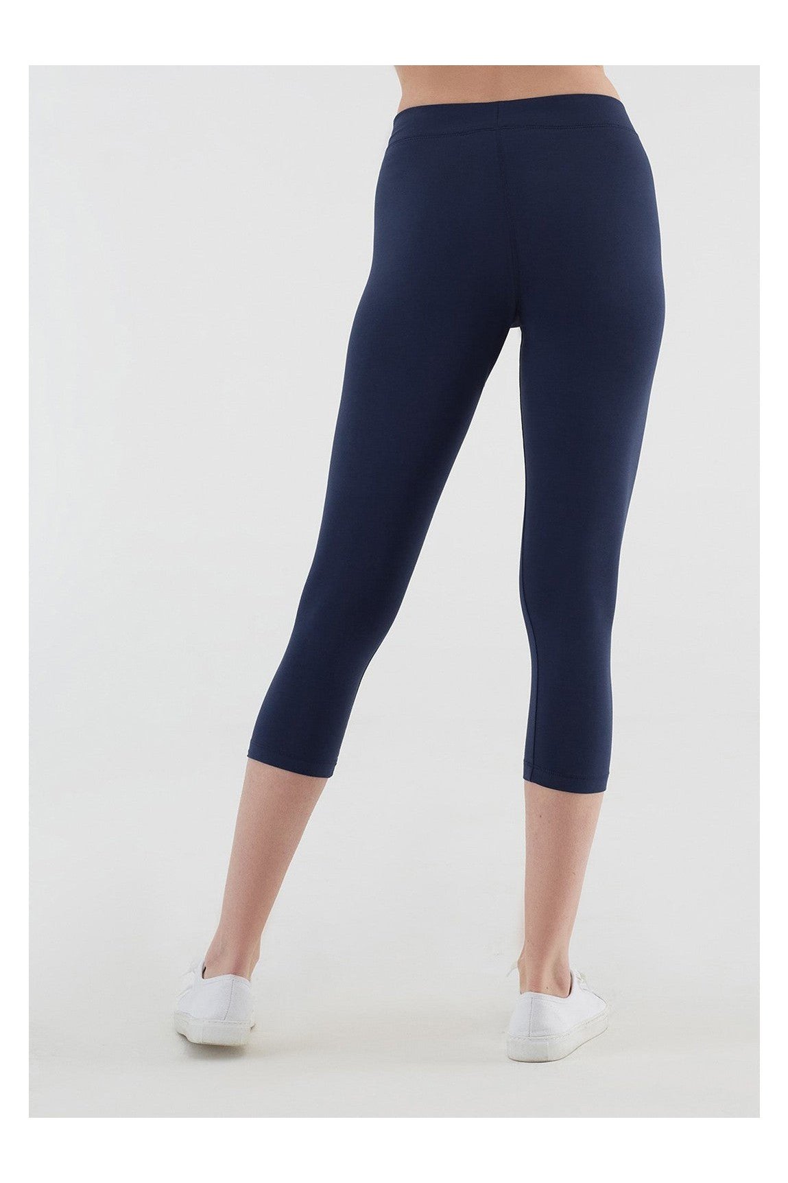 1615-048 | Damen 7/8 Leggings Baumwolljersey - Navy
