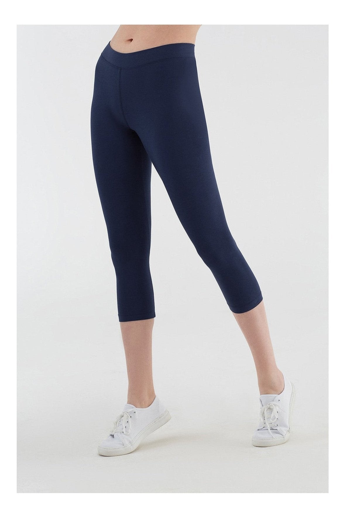 1615-048 | Damen 7/8 Leggings Baumwolljersey - Navy