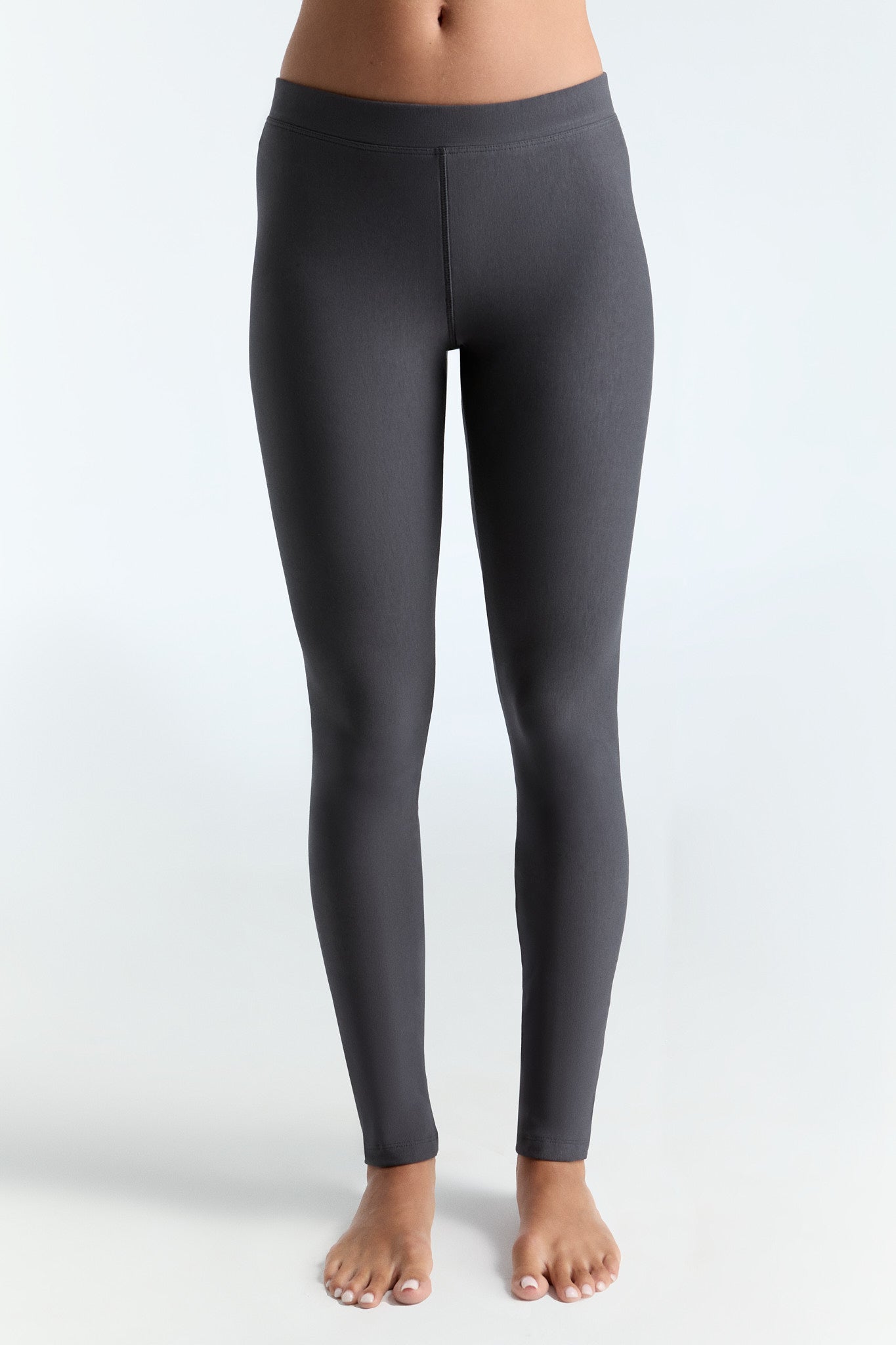 1616-102| Damen Warm Leggings - Anthrazit