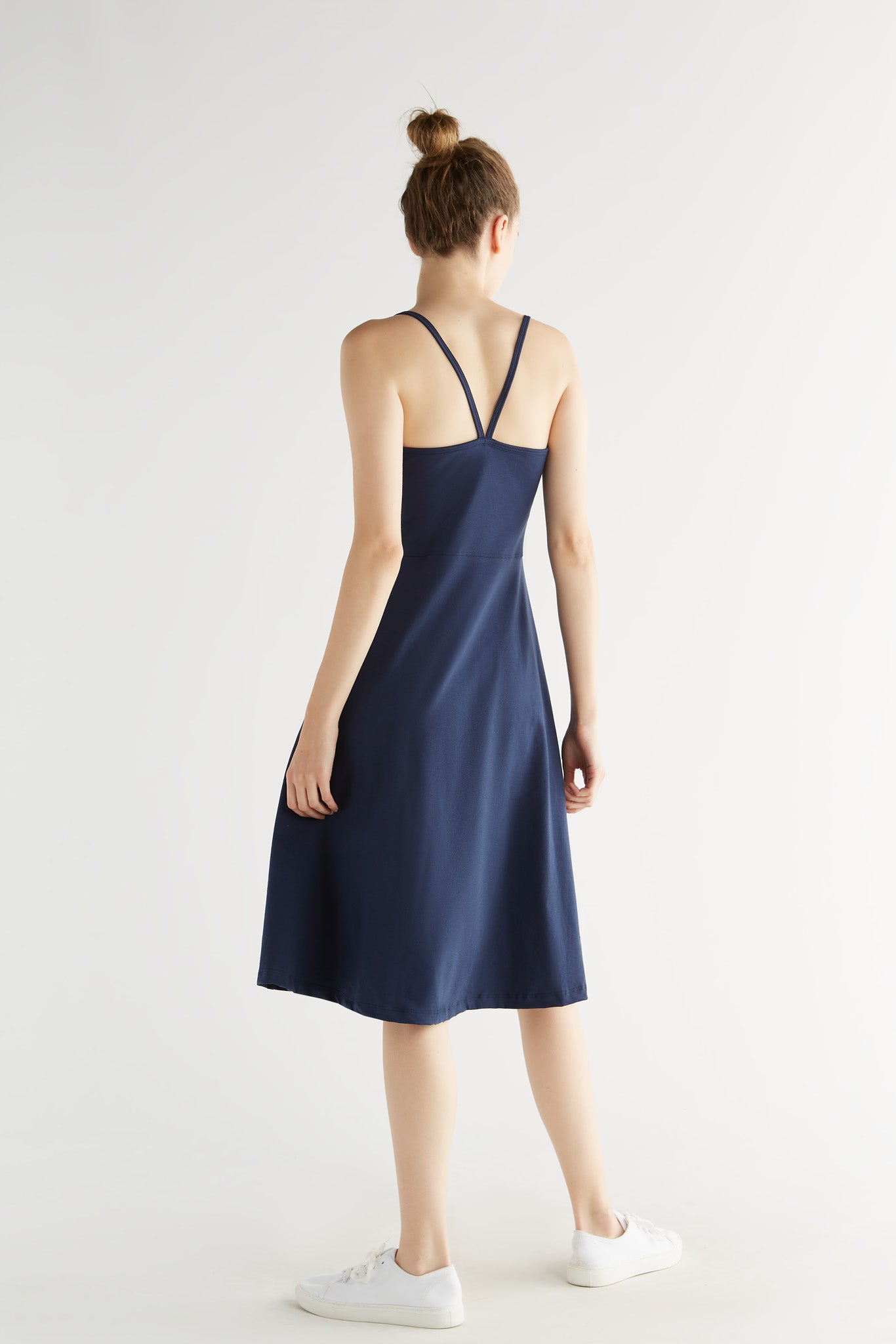 1734-060 | Trägerkleid - Admiralblau