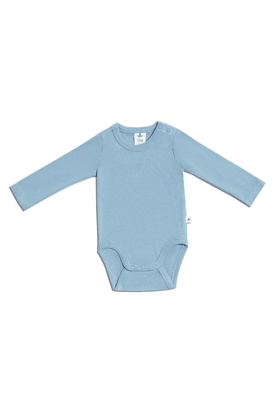 2005TB | Baby Langarmbody - Taubenblau