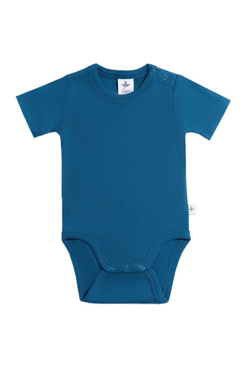 2006DB | Baby Kurzarmbody - Donaublau