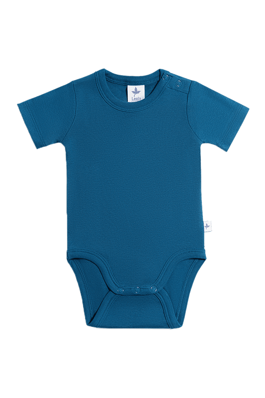 2006DB | Baby Kurzarmbody - Donaublau