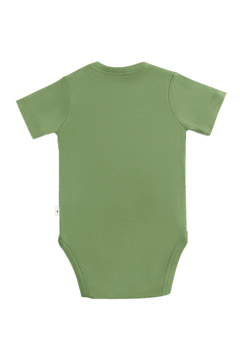 2006WG | Baby Kurzarmbody - Waldgrün