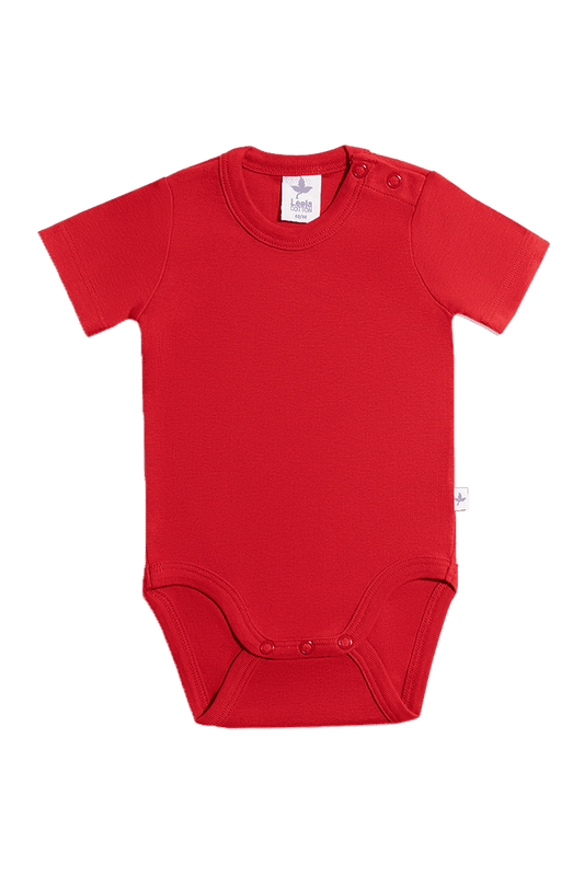 2006ZR | Baby Kurzarmbody - Ziegelrot