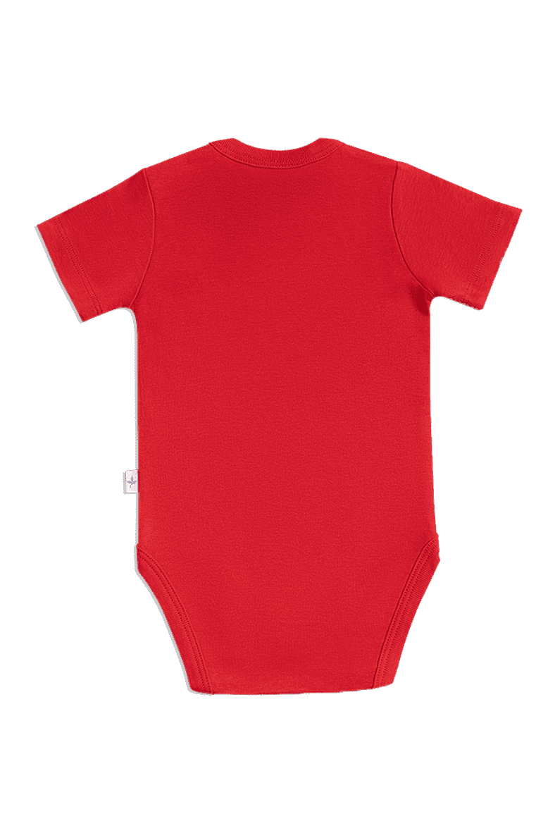 2006ZR | Baby Kurzarmbody - Ziegelrot