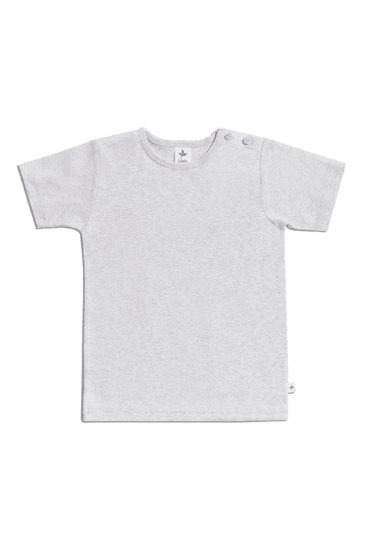 2010GM | Kinder Basic Kurzarmshirt - Grau