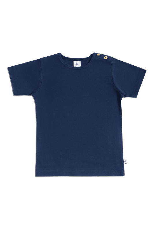 2010ID | Kinder Basic Kurzarmshirt - Indigo