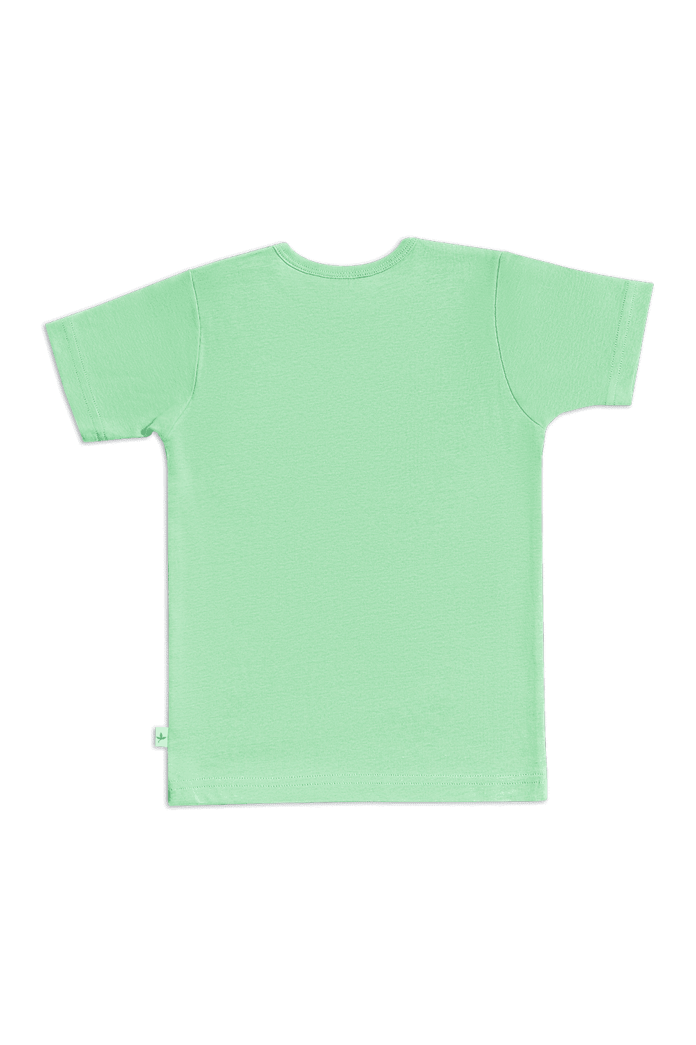 2010MG | Kinder Basic Kurzarmshirt - Mintgrün