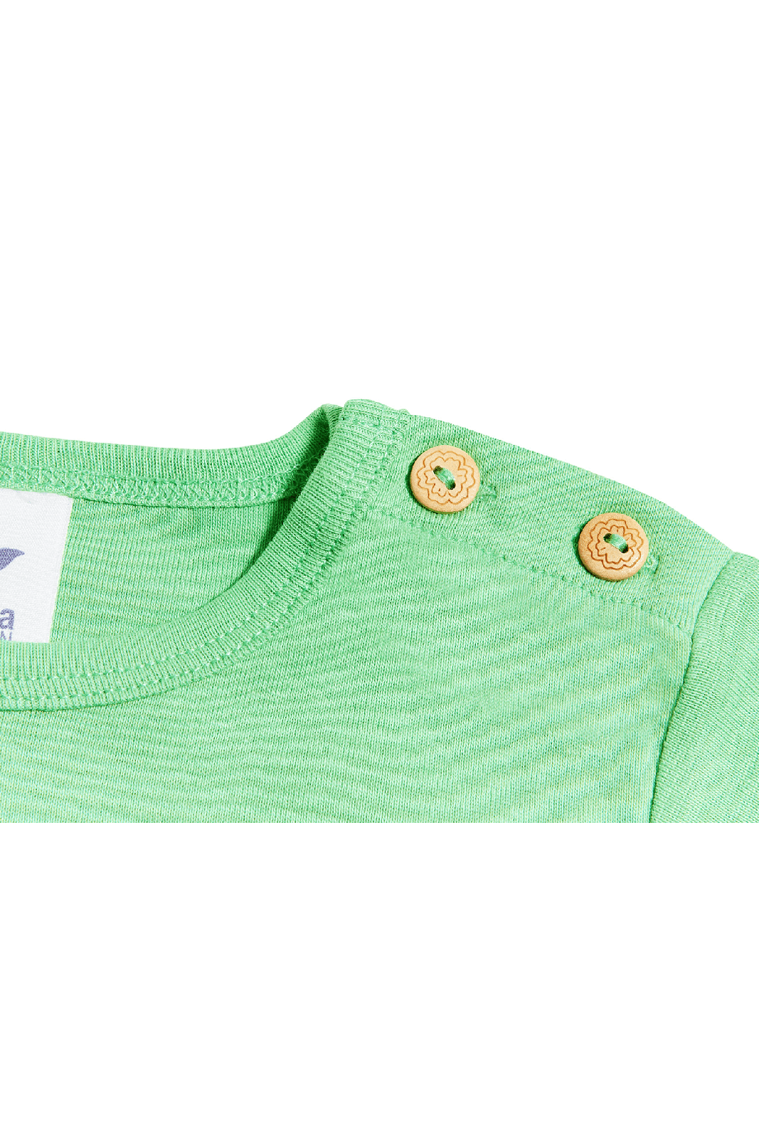 2010MG | Kinder Basic Kurzarmshirt - Mintgrün