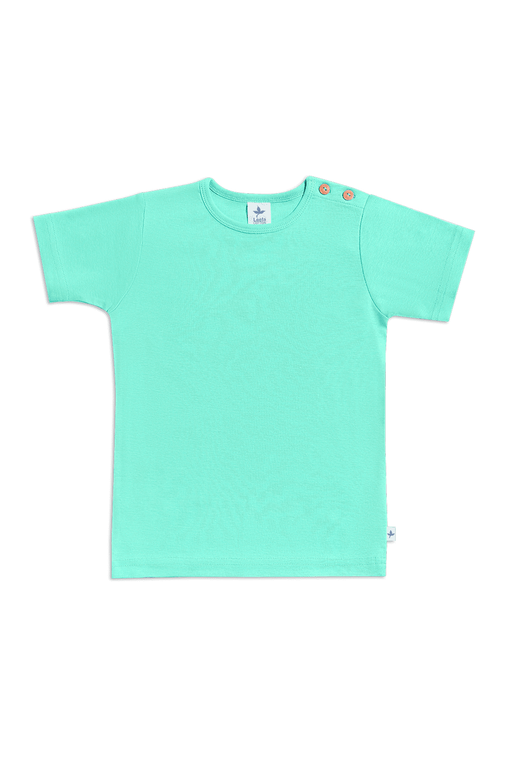 2010T | Kinder Basic Kurzarmshirt - Türkis