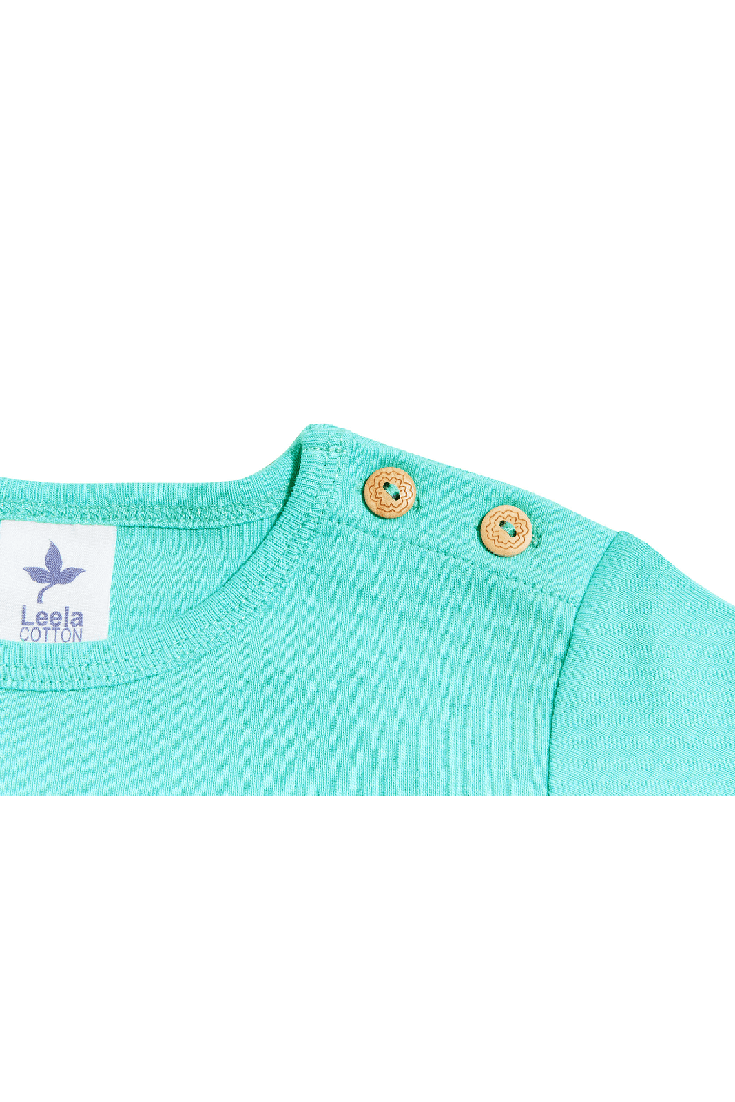 2010T | Kinder Basic Kurzarmshirt - Türkis