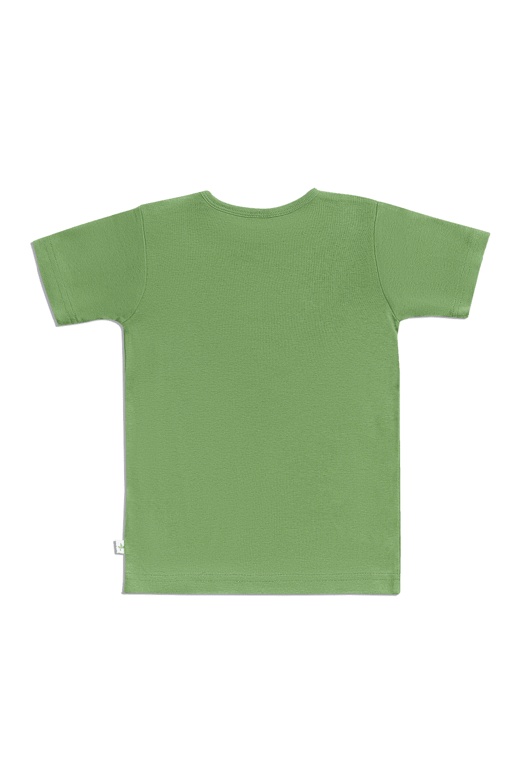 2010W | Kinder Basic Kurzarmshirt - Waldgrün