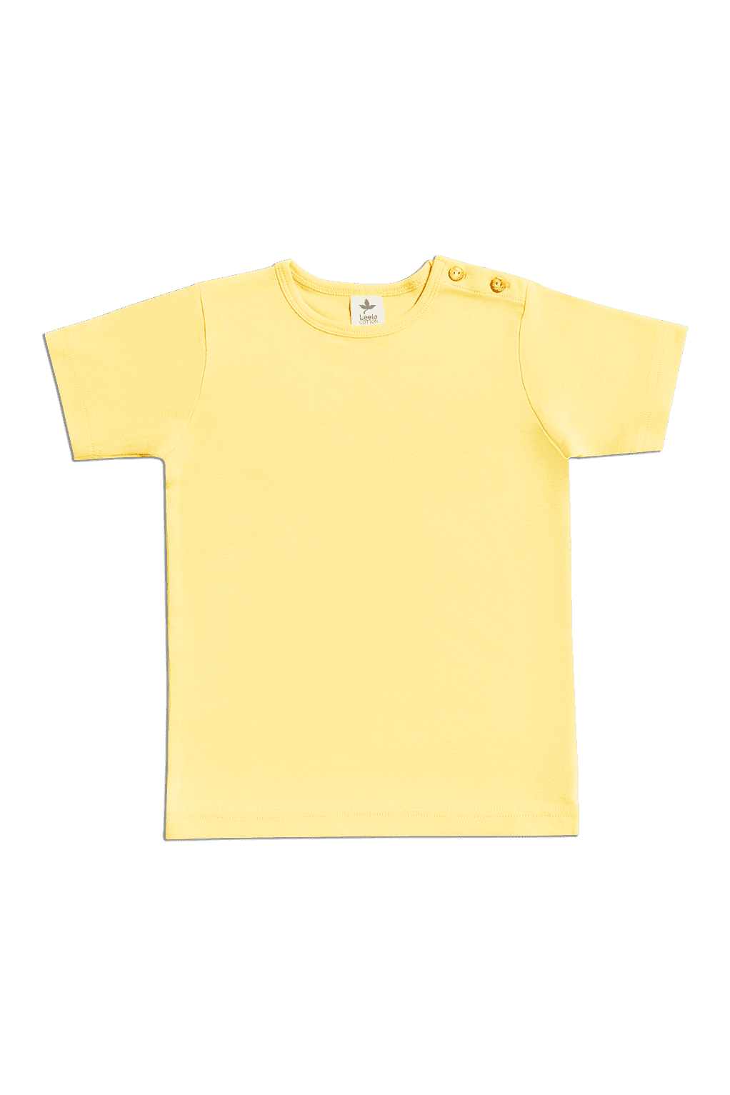 2010ZG | Kinder Basic Kurzarmshirt - Zitronengelb