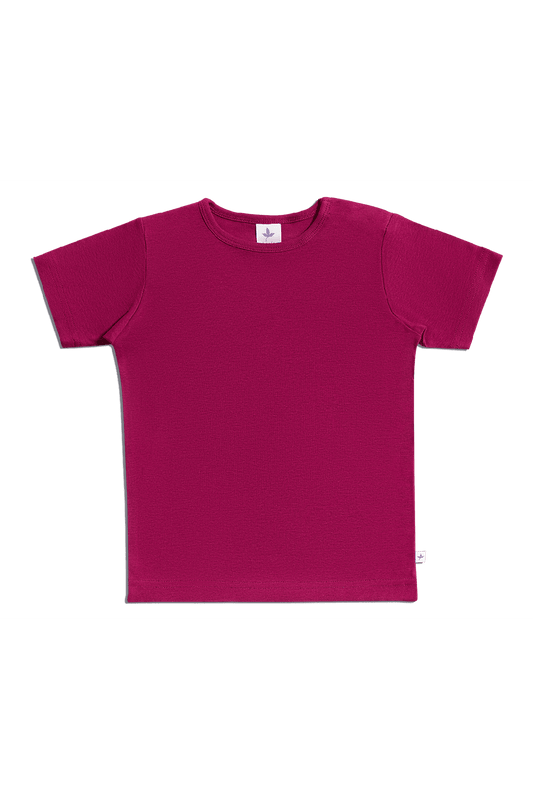 2013 | Kinder Basic Kurzarmshirt - Fuchsia