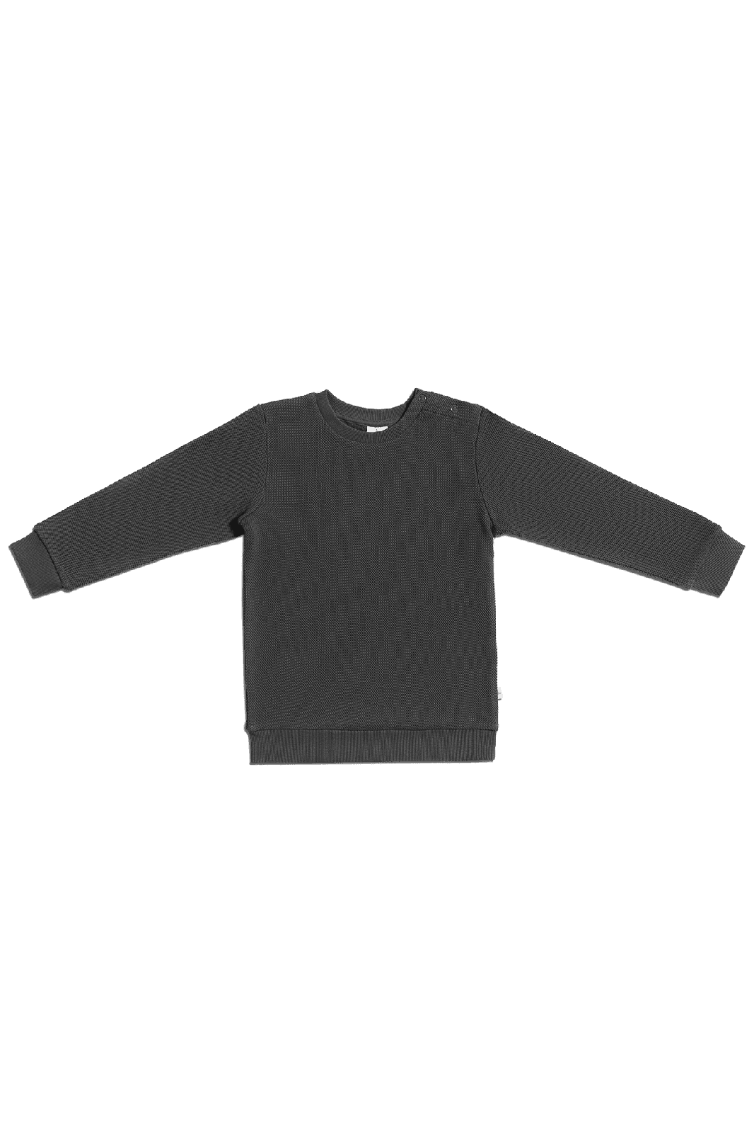 2017 AM | Kinder Piqué-Basic Sweatshirt - Anthrazit