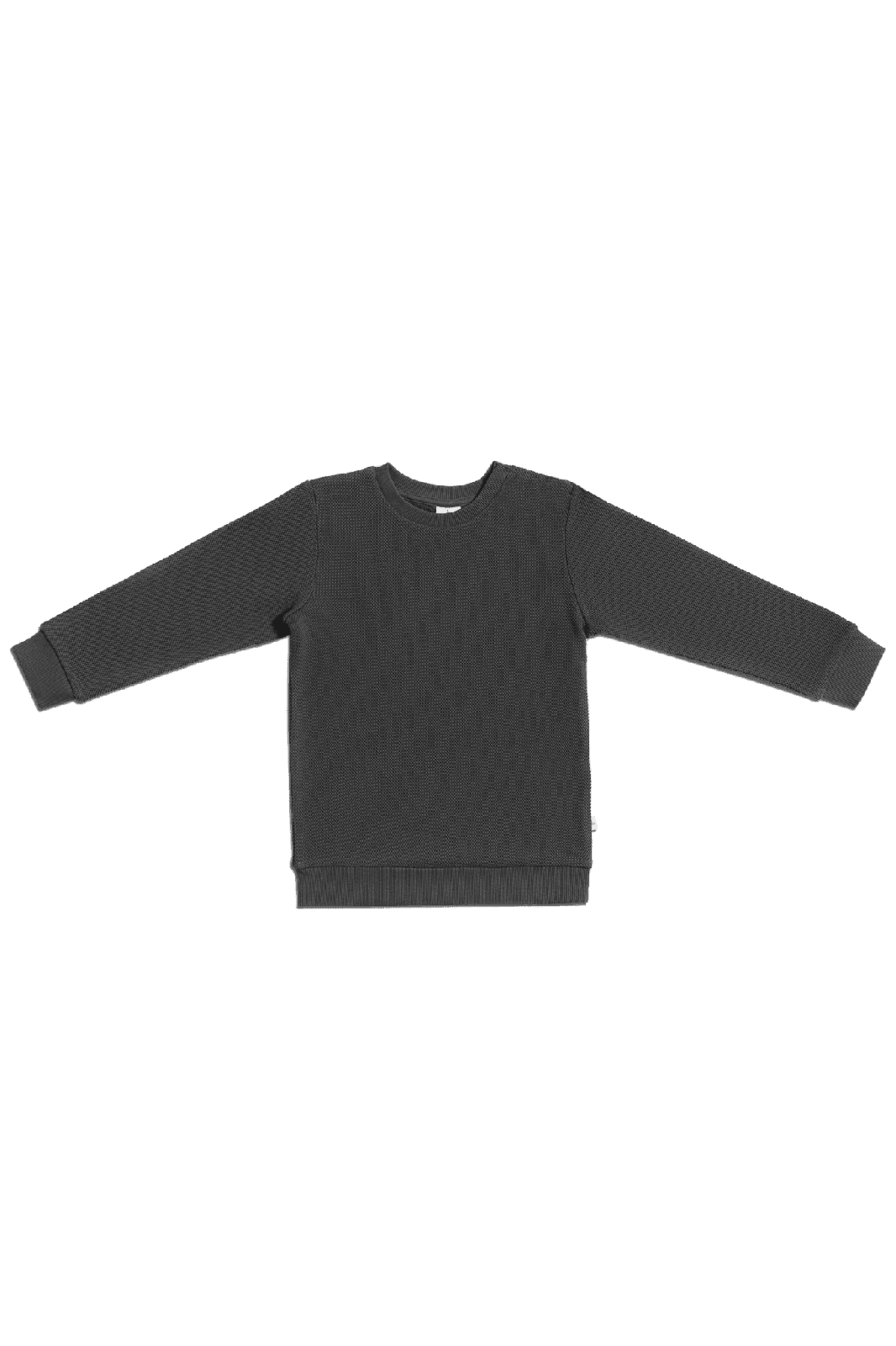2017 AM | Kinder Piqué-Basic Sweatshirt - Anthrazit