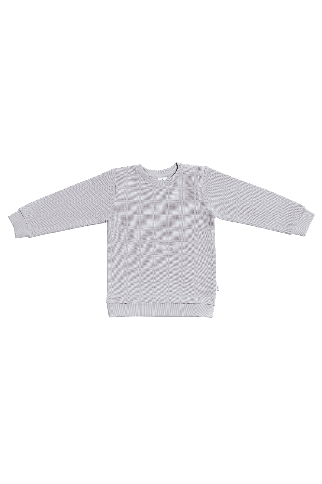 2017 GM | Kinder Piqué-Basic Sweatshirt - Grau
