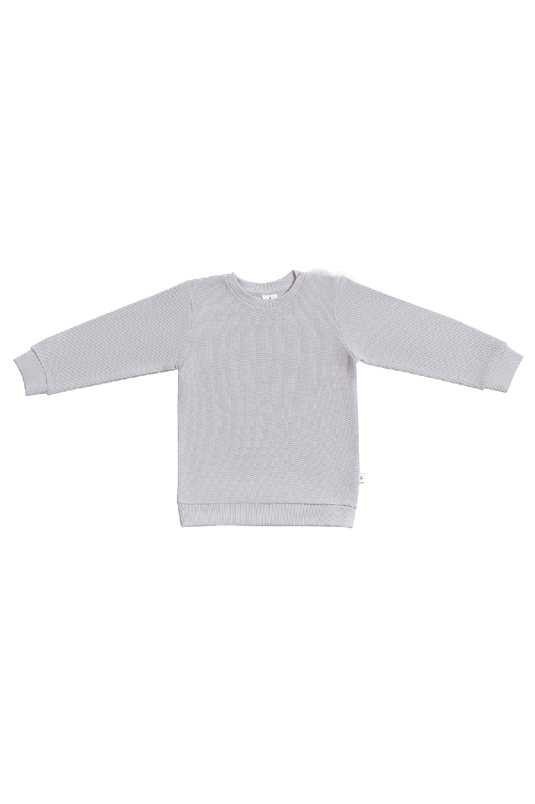 2017 GM | Kinder Piqué-Basic Sweatshirt - Grau