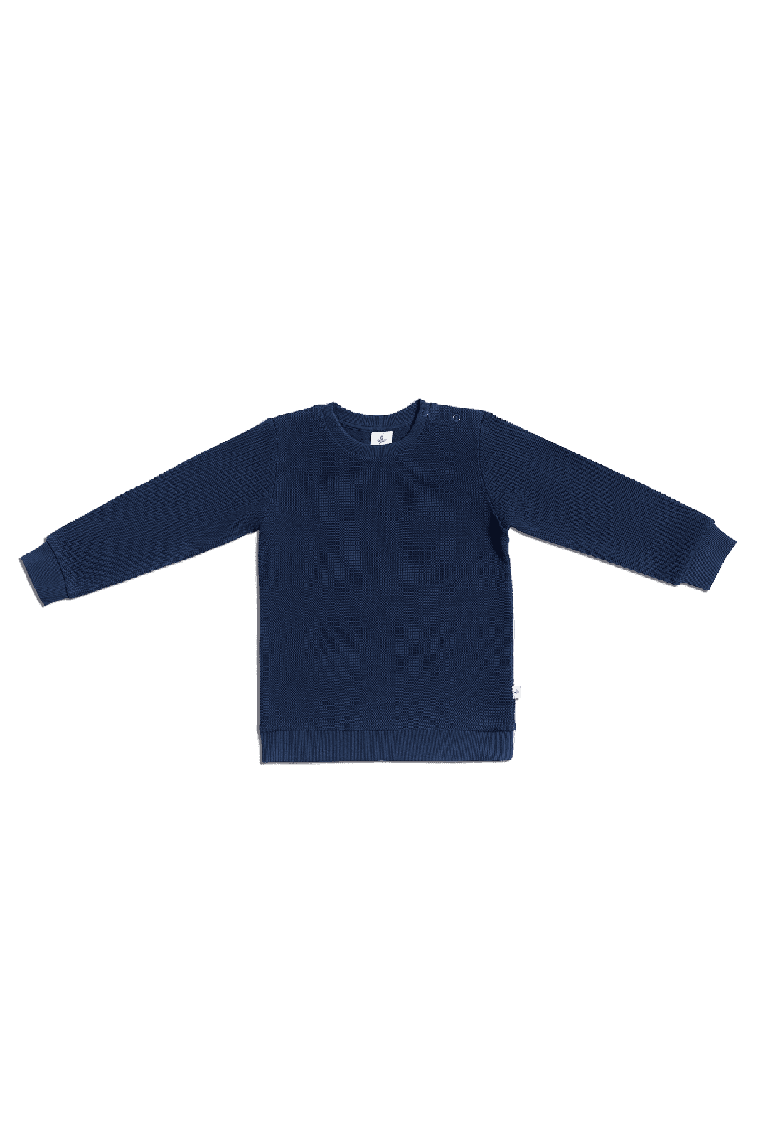 2017 ID | Kinder Piqué-Basic Sweatshirt - Indigo