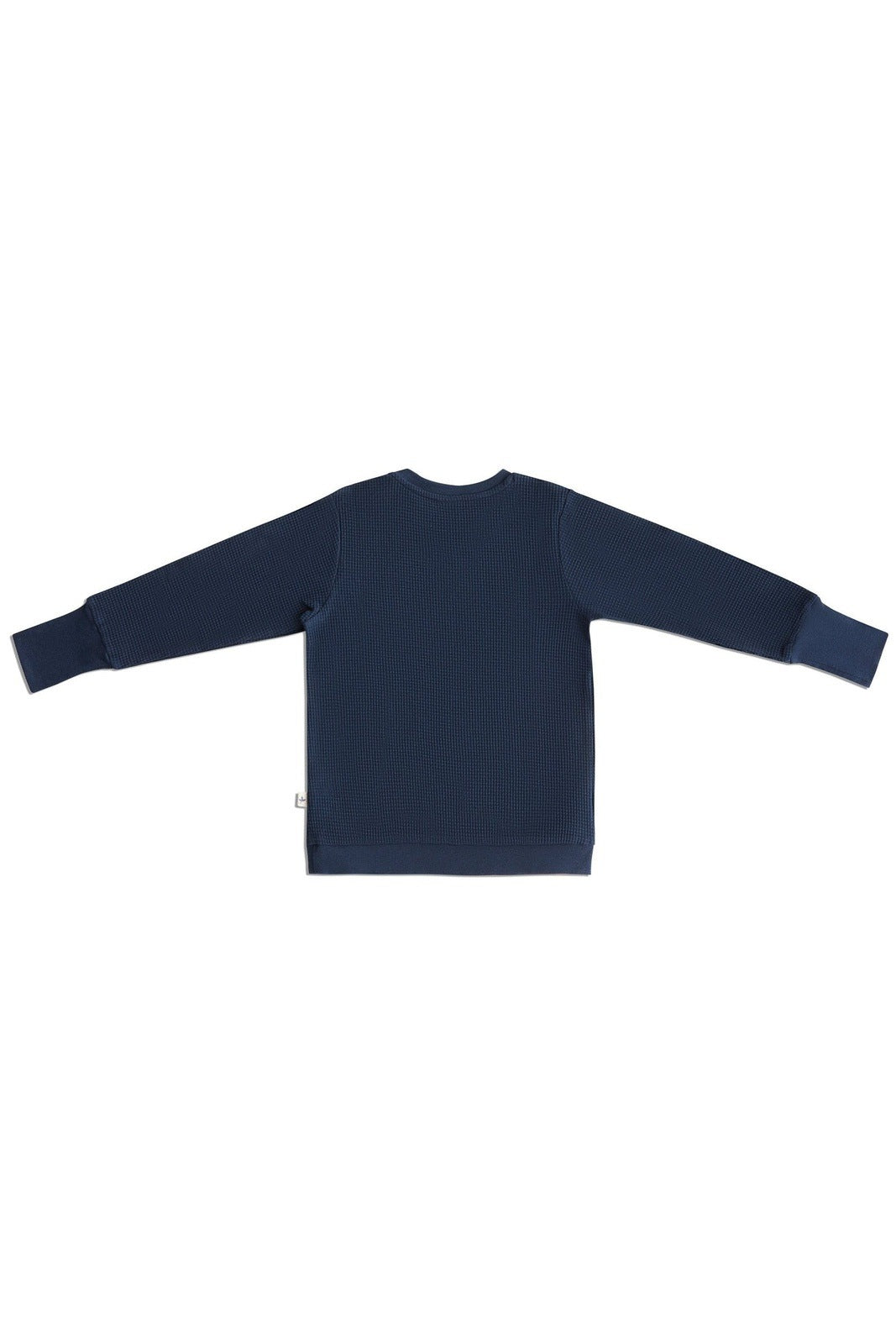 2021 ID | Kinder Waffelsweatshirt - Indigo