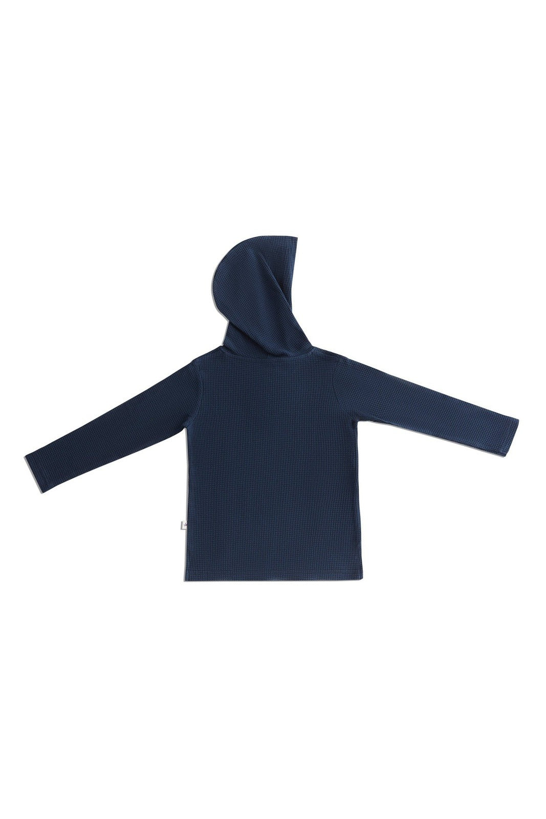 2058 ID | Kinder Waffel Kapuzenshirt - Indigo