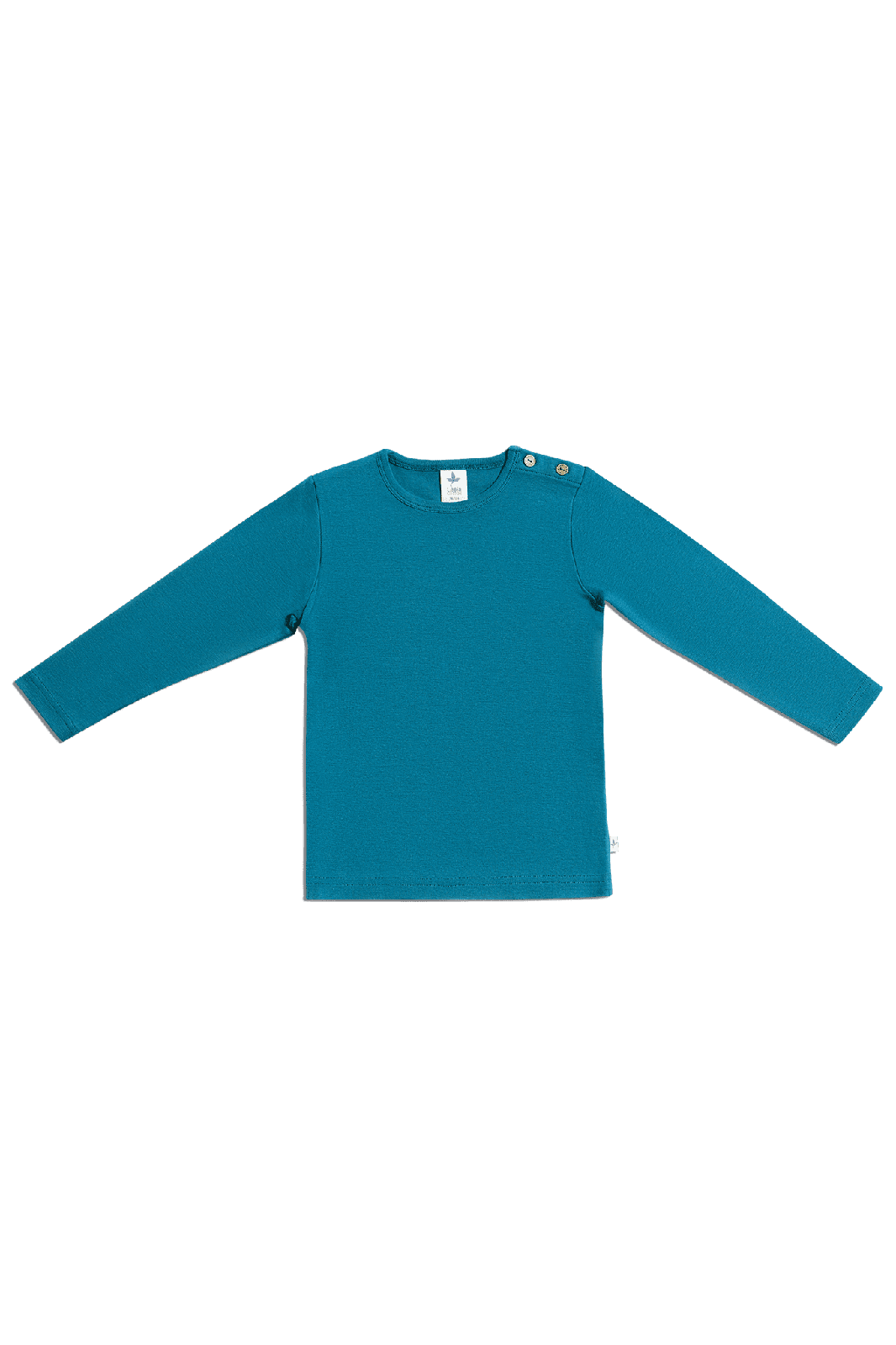 2060 DB | Kinder Basic Langarmshirt - Donaublau