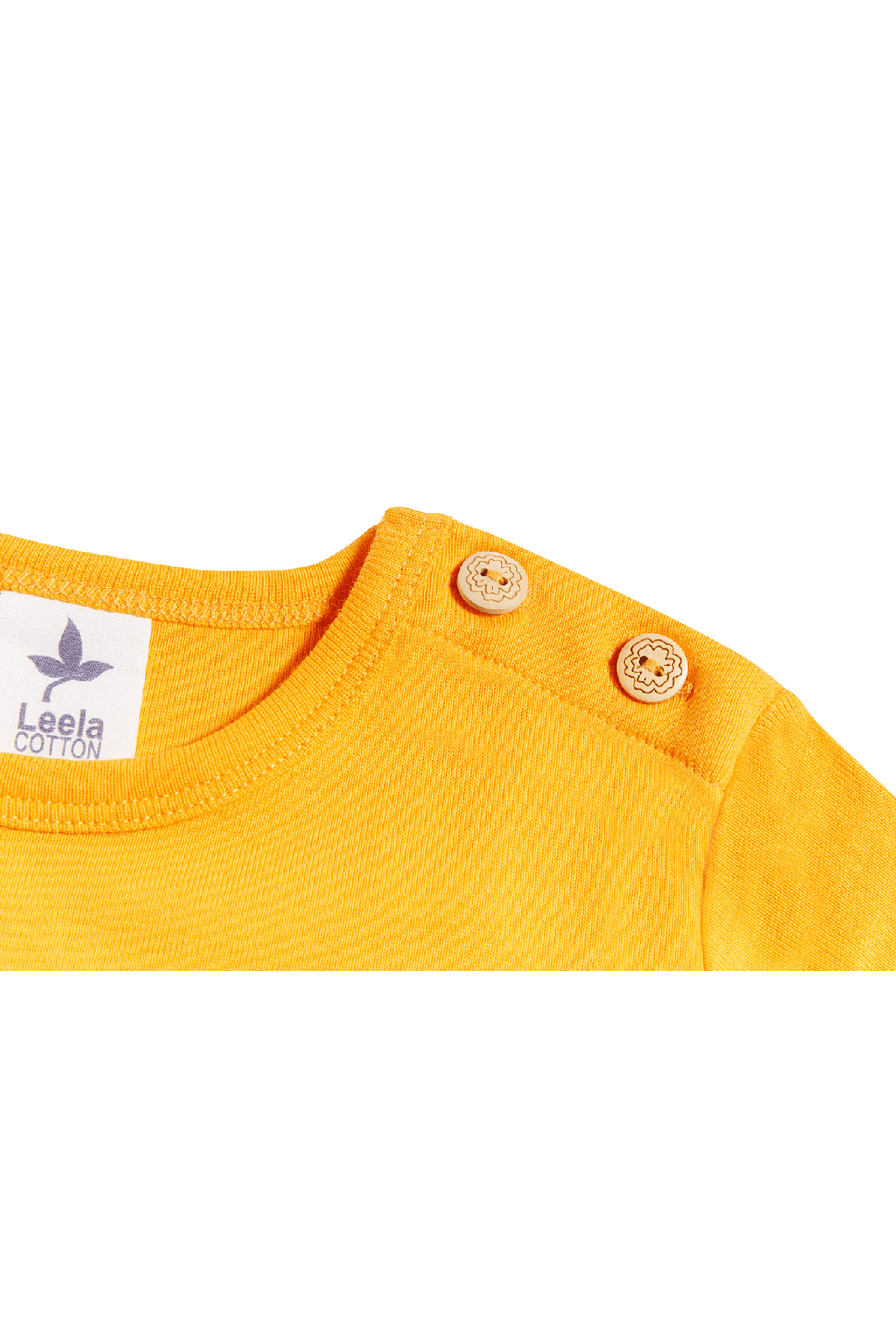 2060O | Kinder Basic Langarmshirt - Sonnengelb