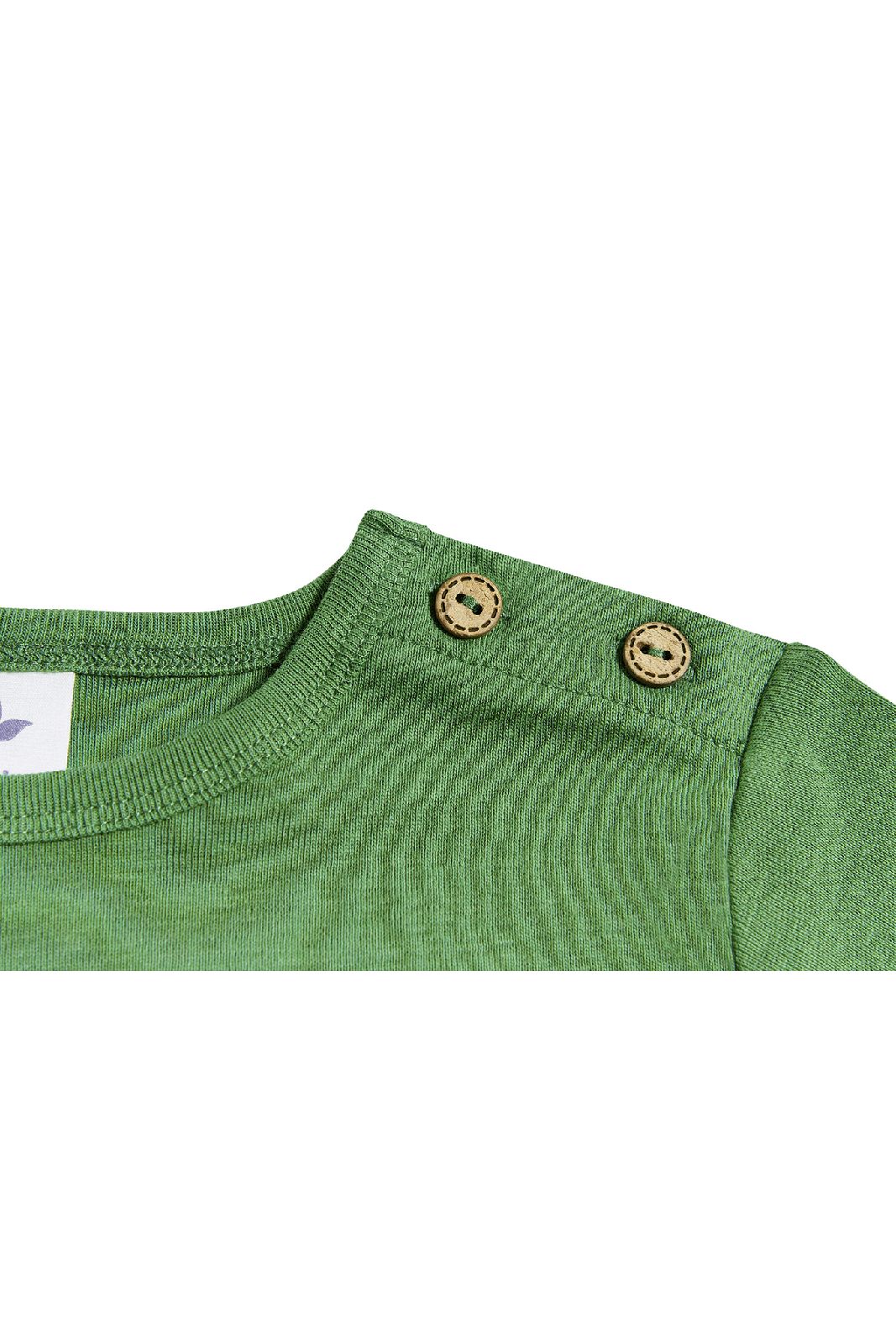 2060W | Kinder Basic Langarmshirt - Waldgrün