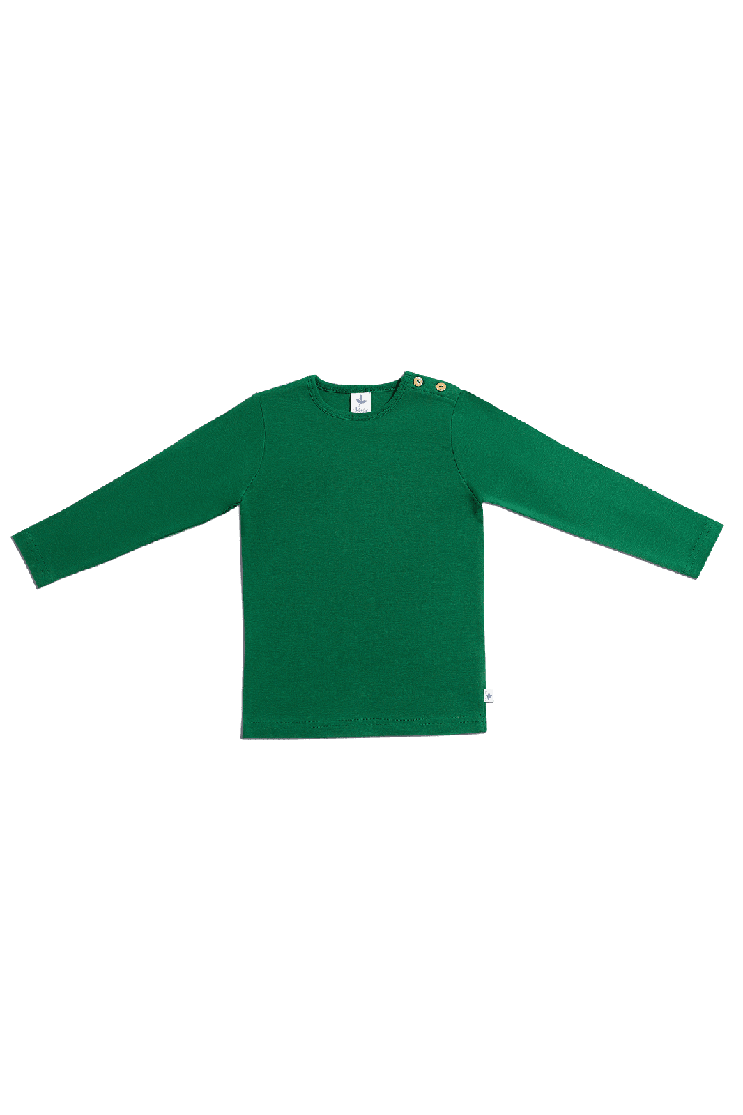 2062 | Kinder Basic Langarmshirt - Moosgrün