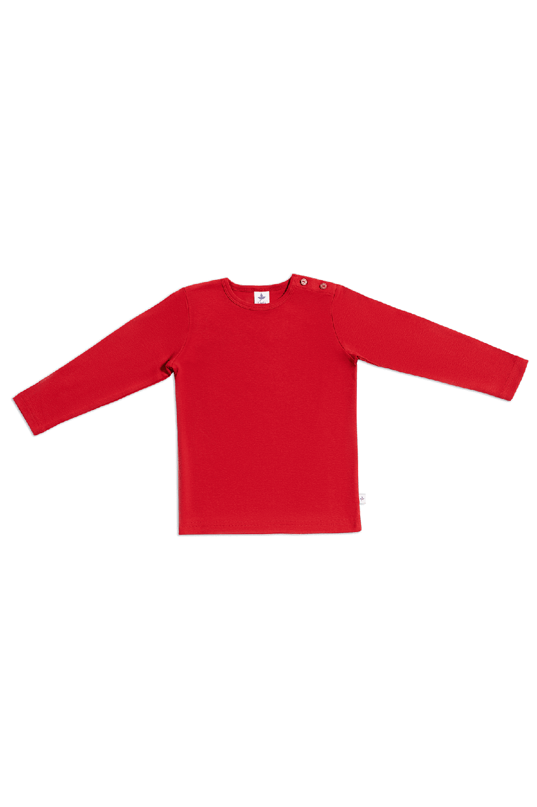 2064 | Kinder Basic Langarmshirt - Ziegelrot