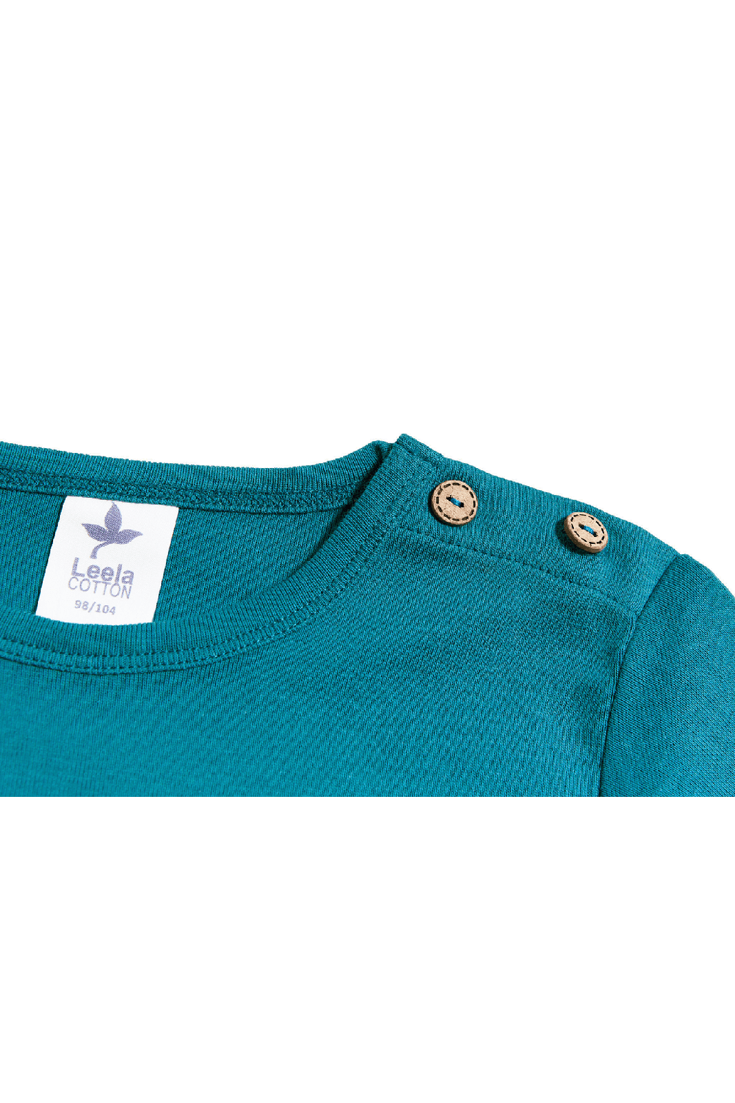 2065 | Kinder Basic Langarmshirt - Ozeanblau