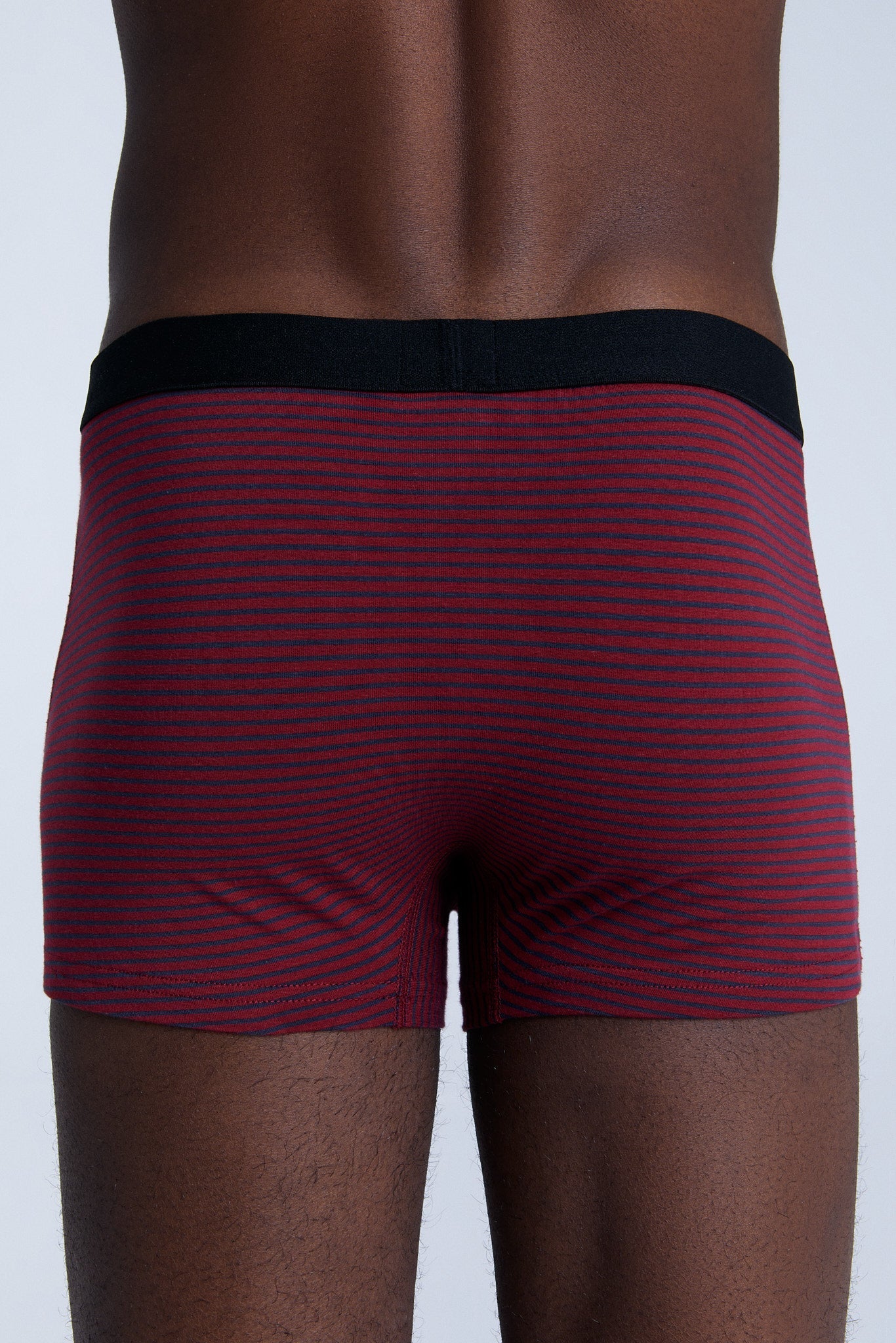 2121-081 | Herren Trunkshorts - Tibetrot/Navy Gestreift