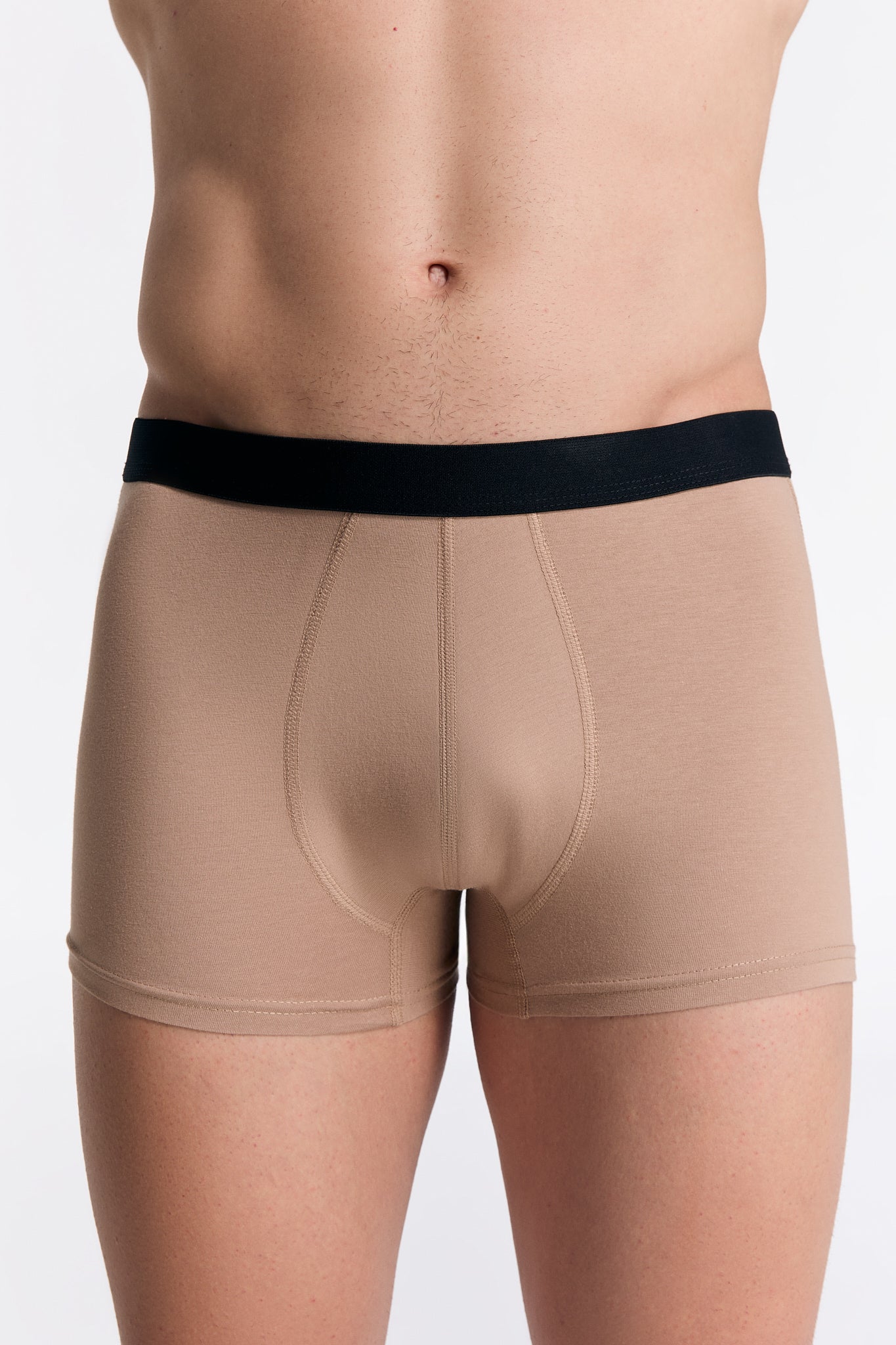 2121-121 | Herren Trunkshorts - Braungrau