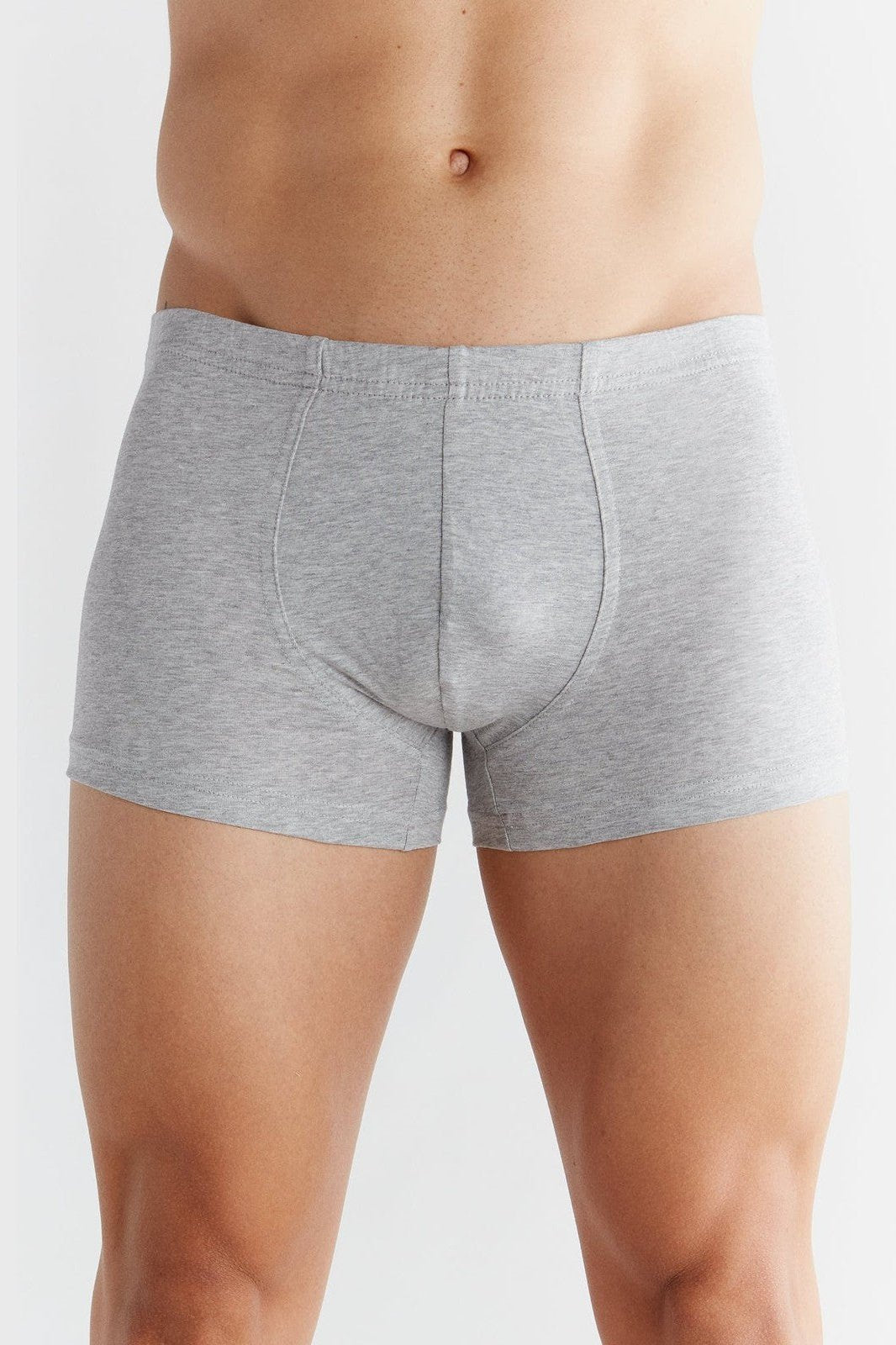 2141-03 | Herren Retroshorts - Grau-Melange