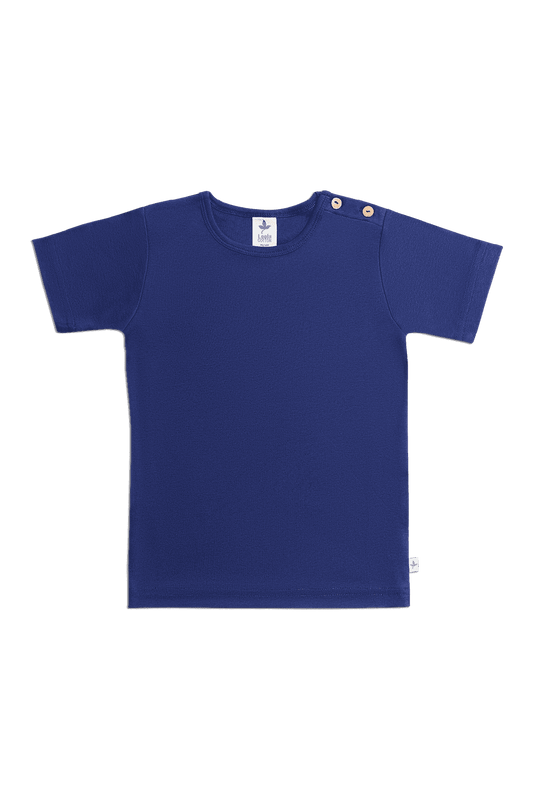 2245 | Kinder Basic Kurzarmshirt - Dunkelblau