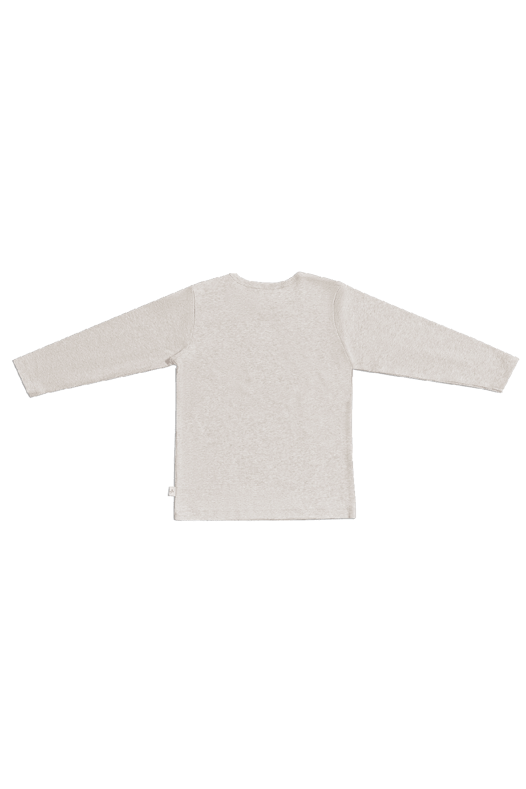 2248 | Kinder Basic Langarmshirt - Beige-Melange