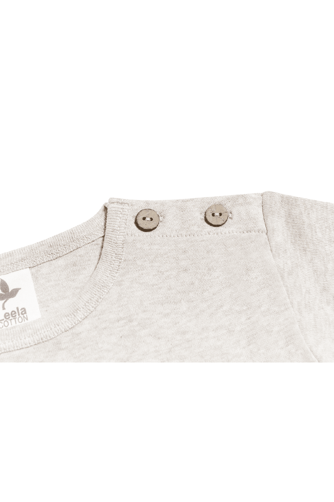 2248 | Kinder Basic Langarmshirt - Beige-Melange