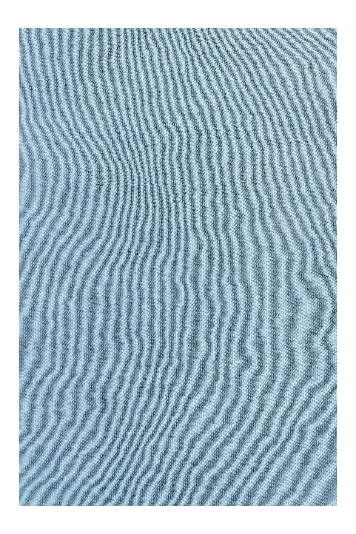 2285 | Kinder Basic Kurzarmshirt - Taubenblau