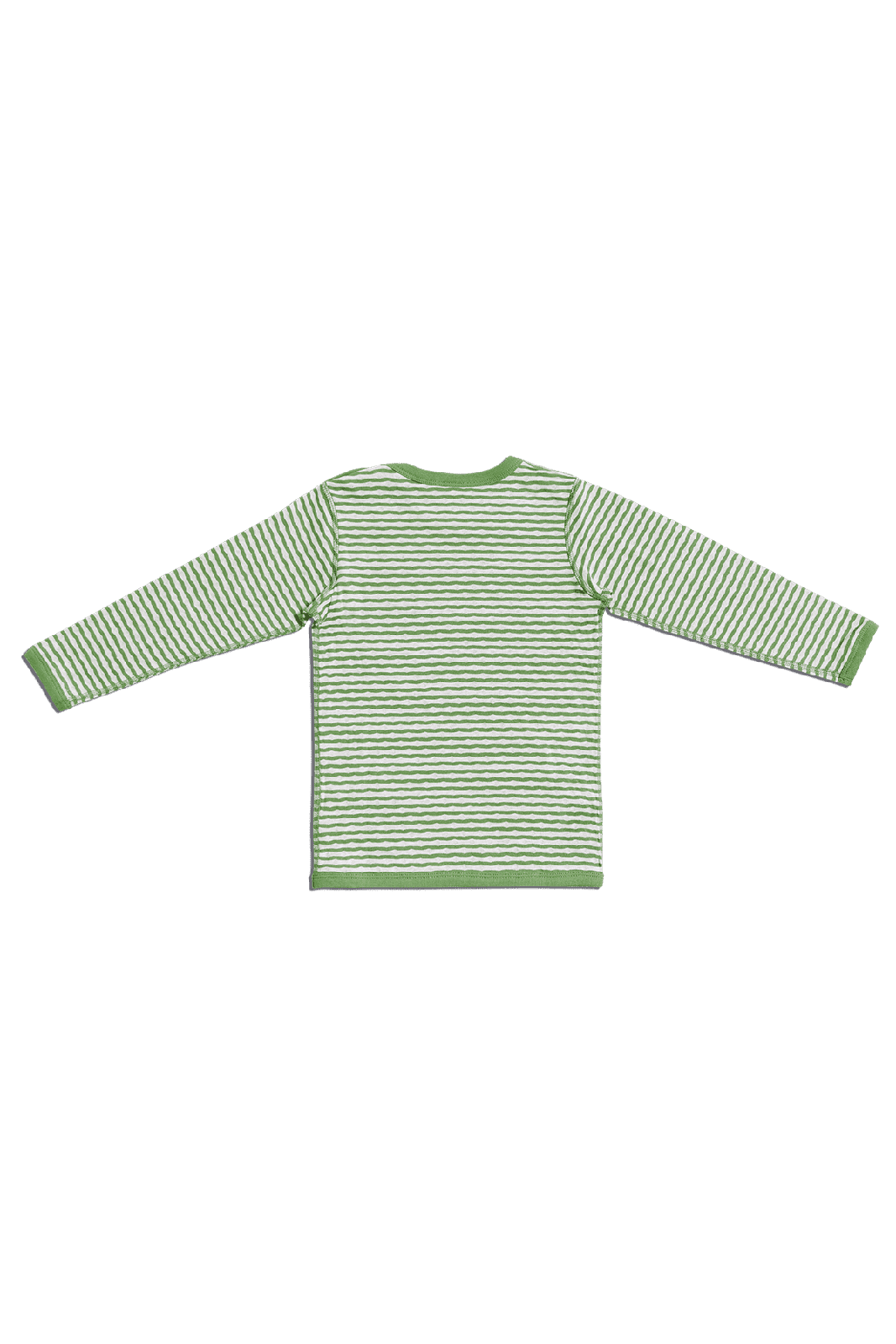 2290 | Kinder Wendelangarmshirt - Waldgrün-Beige-Melange